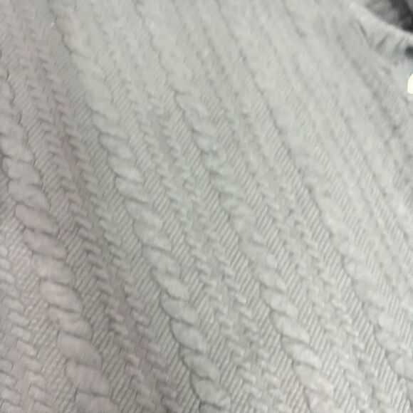 Native Youth Sweater Womens Large Black Stretch Cable Knit Buttoned Shoulder - Picture 3 of 11